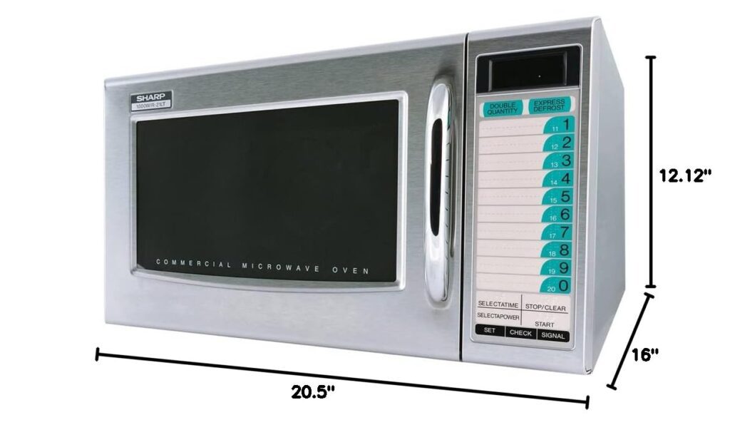 Sharp R-21LTF Commercial Microwave Oven