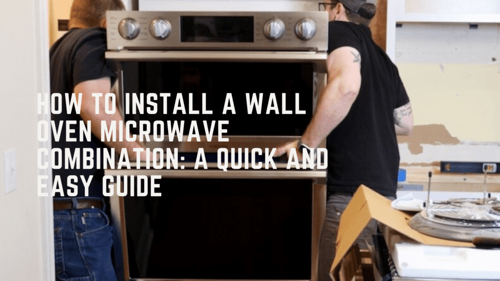 Wall Oven Microwave Combination