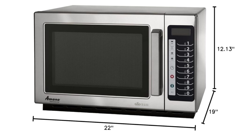 amana commercial microwave oven