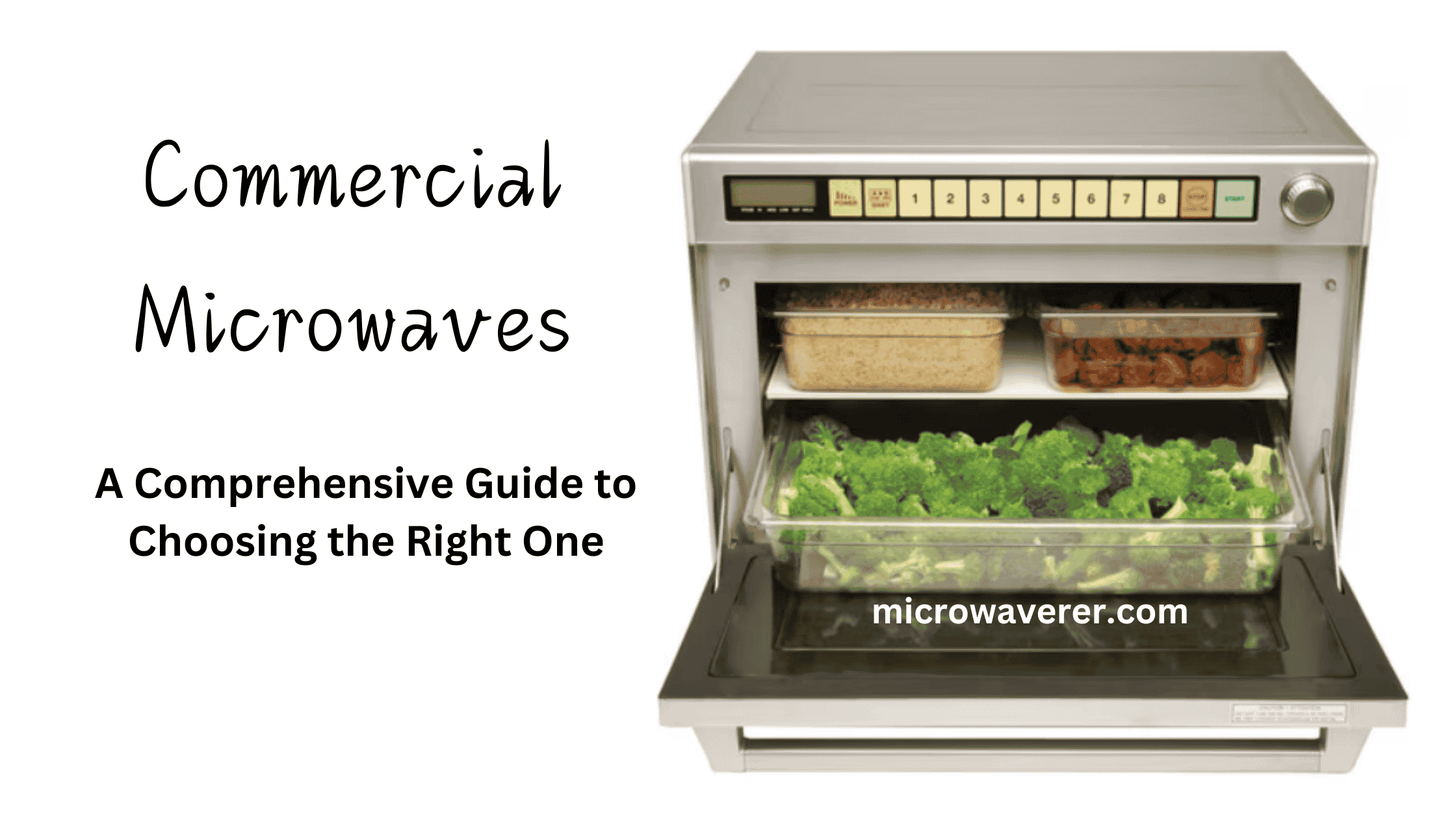 Commercial Microwaves: A Comprehensive Guide to Choosing the Right One