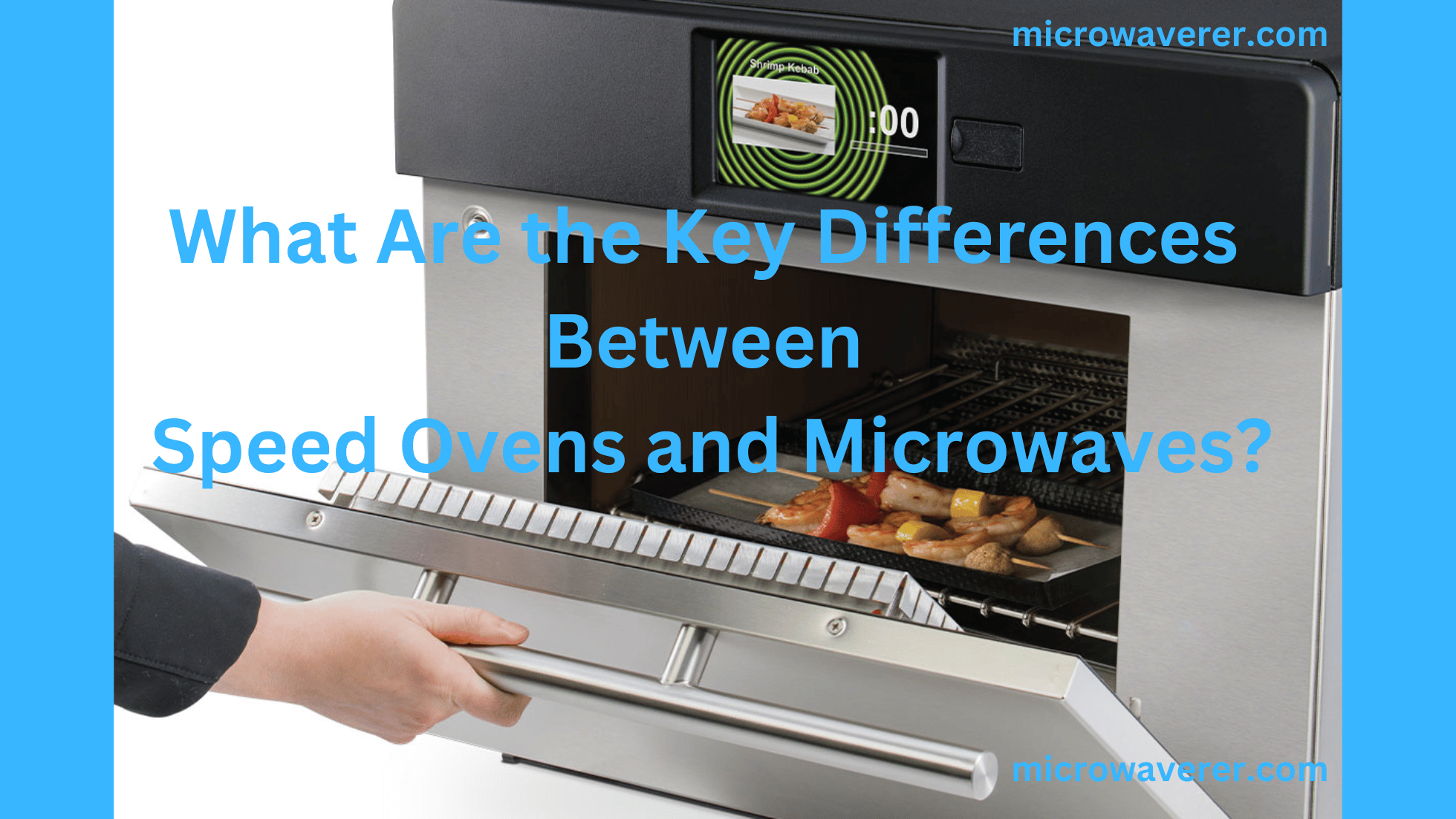 What Are the Key Differences Between Speed Ovens and Microwaves?