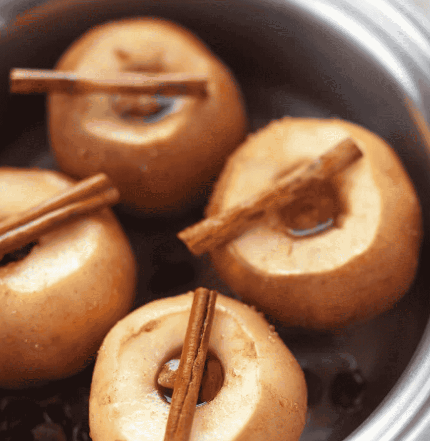 microwave baked apples