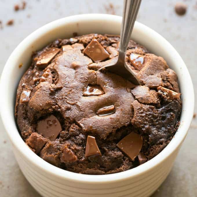 microwave mug brownie