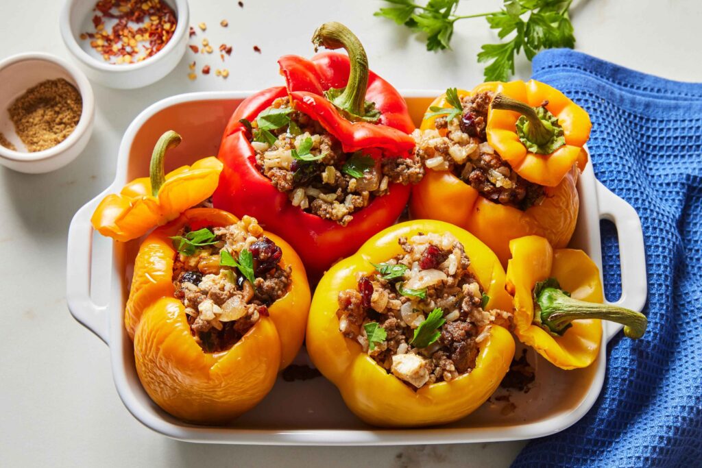 microwave stuffed bell peppers