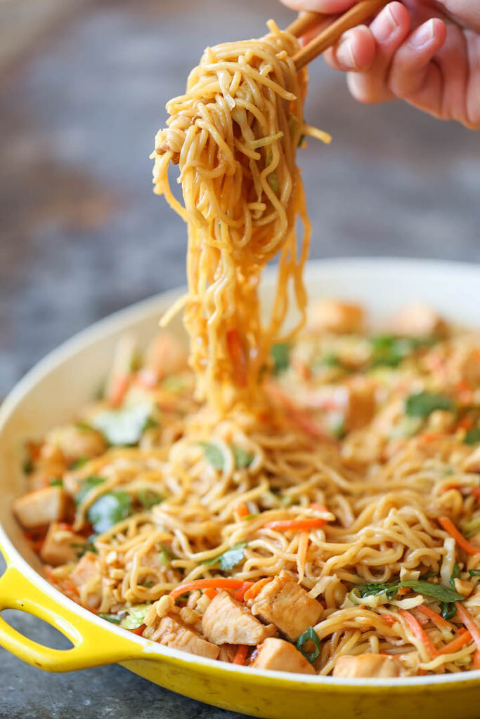 thai peanut noodles