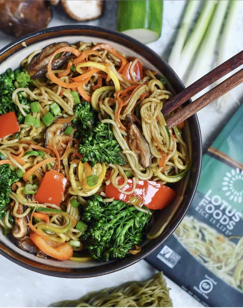 vegetable lo mein